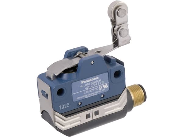 Panasonic AZH2344CEJ AZH2344CEJ Päätepysäytyskosketin 125 V/AC 0,1 A Rullearm Pushbutton end IP67 1 kpl