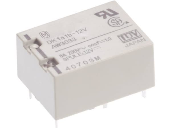 Panasonic DK1A1B-24V piirilevyrele 24 V/DC 8 A 1 x rajakosketin, 1 x katkaisukosketin 1 kpl 1 kpl