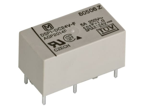 Panasonic DSP15FD Print relä 5 V/DC 5 A 1 x slutkontakt, 1 x brytkontakt 1 st