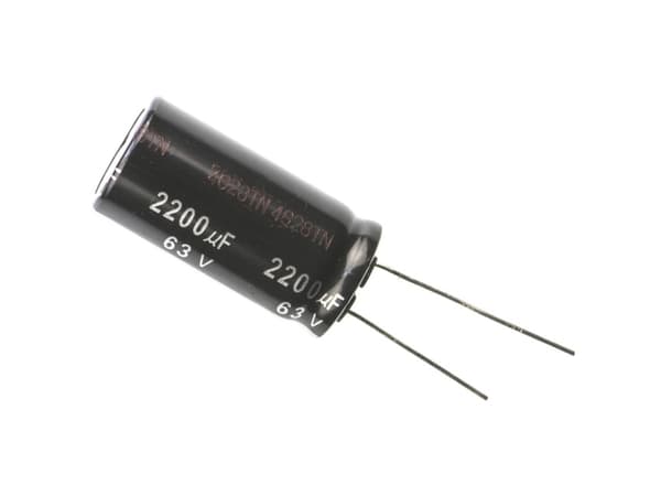 Panasonic ECA-1JHG222 Elektrolytkondensator med radiell tråd 7,5 mm 2200 µF 63 V 20 % (Ø) 18 mm 1 st