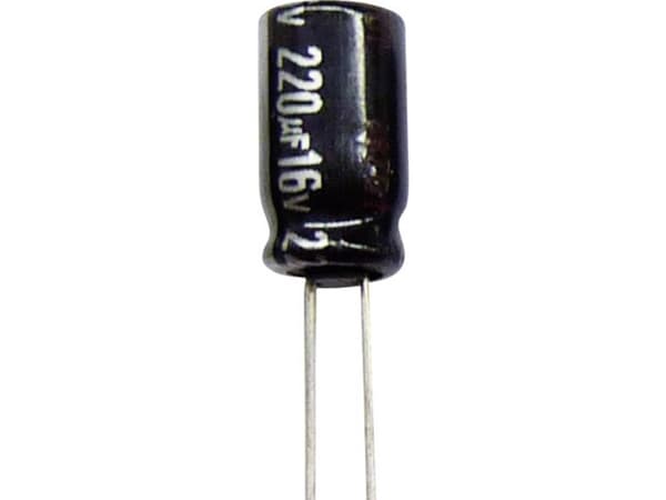 Panasonic ECA-1JHG222 Elektrolytkondensator med radiell tråd 7,5 mm 2200 µF 63 V 20 % (Ø) 18 mm 1 st