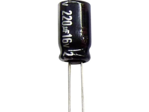 Panasonic ECA-1JHG222 Elektrolytkondensator med radiell tråd 7,5 mm 2200 µF 63 V 20 % (Ø) 18 mm 1 st