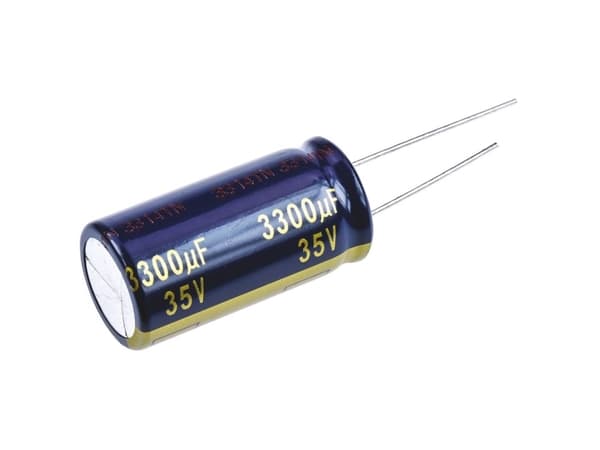 Panasonic EEUFC1V332 Elektrolytkondensator med radiell tråd 7,5 mm 3300 µF 35 V 20 % (Ø x H) 18 mm x 35,5 mm 1 st