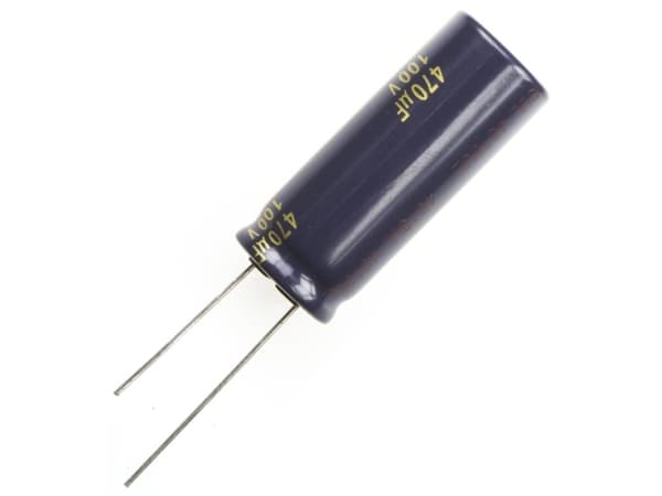 Panasonic Elektrolytkondensator med radial tråd 7.5 mm 470 µF 100 V 20 % (Ø) 16 mm 1 stk