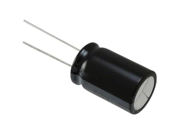 PANASONIC HD-A 6,8M 25 - elektrolyyttikondensaattori, radiaalinen, 6,8 mF, 25 V, RM 7,5, 1000h, 105°C, 20% (EEUHD1E682)