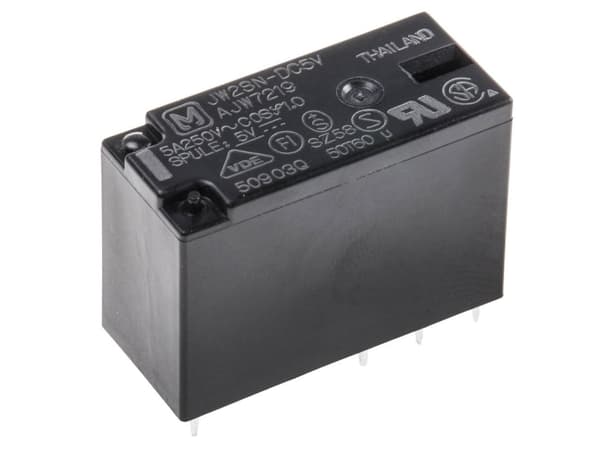 Panasonic JW2SN5 Print relä 5 V/DC 5 A 2 x omkopplare 1 st