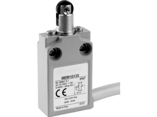 Panasonic MEM1G12ZD Gränsbrytare 24 V 5 A Rullkolv roterbar IP67 1 st
