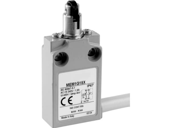 Panasonic MEM1G15ZD Gränsbrytare 24 V 5 A Rullkolv kors IP67 1 st