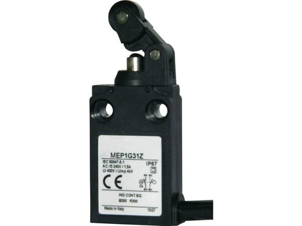Panasonic MEP1G31Z MEP1G31Z Endestopkontakt 24 V 5 A Rullearm IP67 1 stk