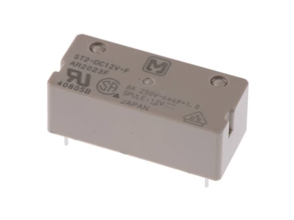Panasonic ST212F Print relä 12 V/DC 8 A 2 x gränskontakt 1 st