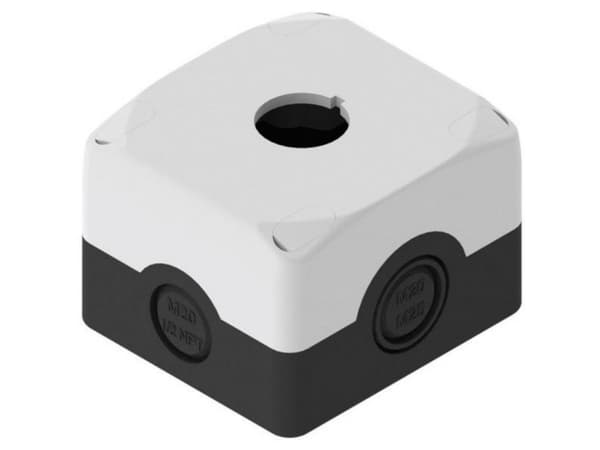 Pizzato Elettrica ES 31000 Tomt hus 1 installationspunkt (L x B x H) 72 x 80 x 56 mm Sort, Grå 1 stk