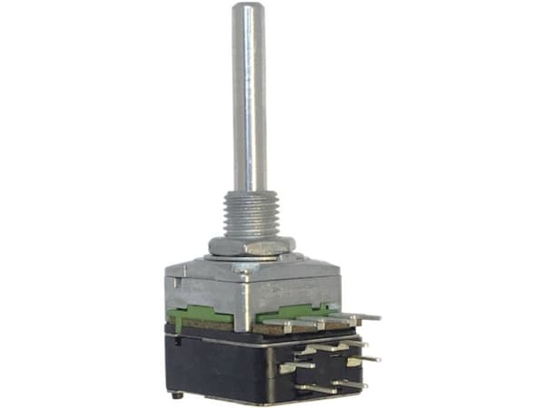 Potentiometer Service 63250-01402-5832/B1K Roterande potentiometer 1-växlad, med tryck- och dragkontakt Mono 0,2 W 1 kΩ 1 st