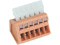 Miniatyrbild 2 av 2: PTR Hartmann AKZ3191/10KD-2.54 Fjederkraftsklemmeblok 0.50 mm² Poltal 10 Orange 1 stk