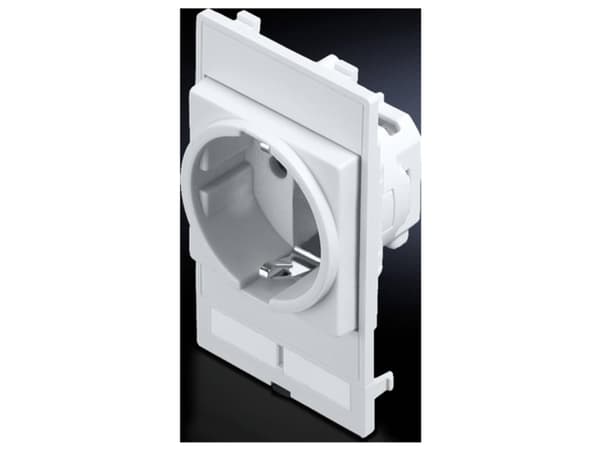 Rittal 2482.400, CEE 7/3, vit, polykarbonat (PC), IP65, 25 V, 16 A