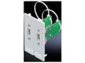 Pikkukuva 4 / 5: Rittal 2482.540, 2 x USB A, Valkoinen, Polykarbonaatti (PC), IP65, 80 g
