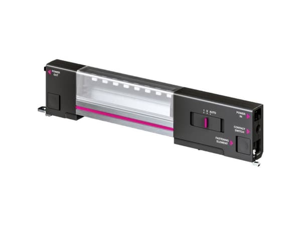Rittal SZ 2500.100, Belysningssystem med lysdioder, Svart, AE, CM, TP, TE 8000, 262 mm, 23 mm, 55 mm
