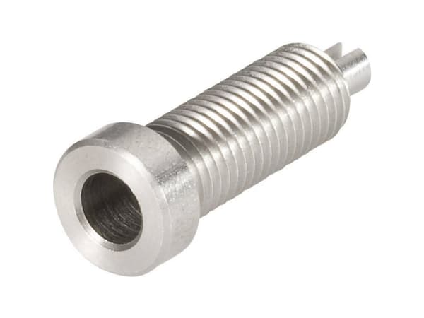 Schnepp BU 4000 V2A Laboratorietilslutning Tilslutning, indbygning lodret Stift-diameter: 4 mm Rustfrit stål 1 stk