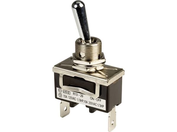SCI R13-29A-01A-HWH Vippbrytare 250 V/AC 10 A 1 x Av/på Klickande 1 st