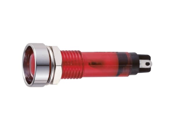 Sedeco B-406 12v Red Standard Signal Light With Bulb Red 1st