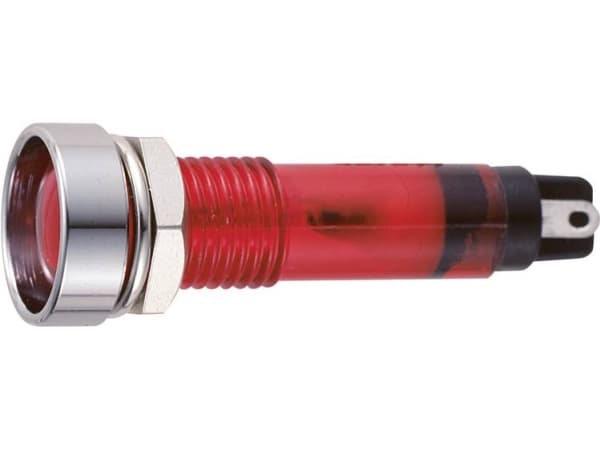 Sedeco B-406 12V RED Standard signallampe med pære Rød 1 stk