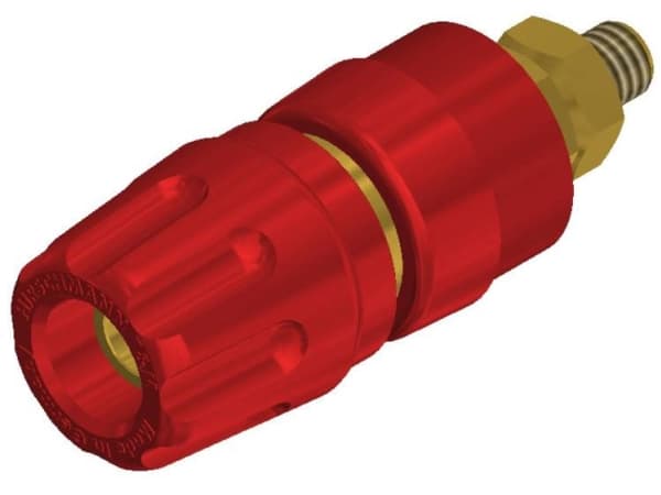 SKS Hirschmann PKI 10 A Au Polklemme Rød 35 A 1 stk