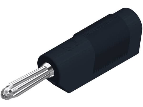 SKS Hirschmann BSB 20 K Bananstik Stik, lige Stift-diameter: 4 mm Sort 1 stk
