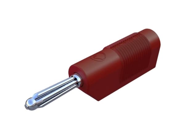 SKS Hirschmann BSB 20 K Bananstik Stik, lige Stift-diameter: 4 mm Rød 1 stk