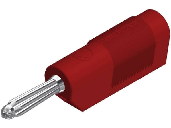 SKS Hirschmann BSB 20 K Bananstik Stik, lige Stift-diameter: 4 mm Rød 1 stk
