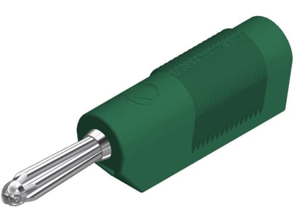 SKS Hirschmann BSB 20 K Bananstik Stik, lige Stift-diameter: 4 mm Grøn 1 stk