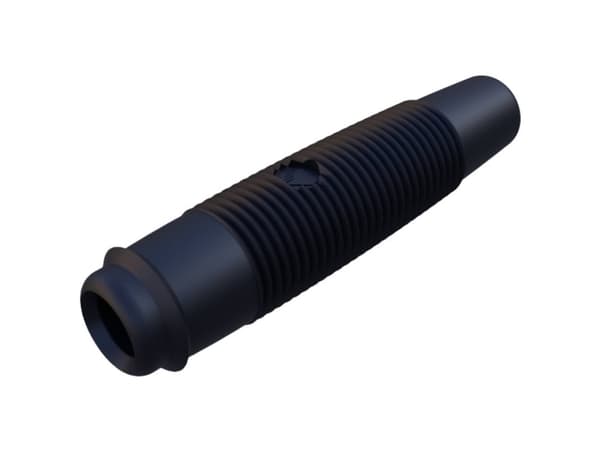 SKS Hirschmann KUN 30 Au Laboratorietilslutning Tilslutning, lige Stift-diameter: 4 mm Sort 1 stk