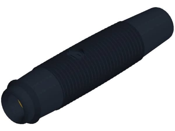 SKS Hirschmann KUN 30 Au Laboratorietilslutning Tilslutning, lige Stift-diameter: 4 mm Sort 1 stk