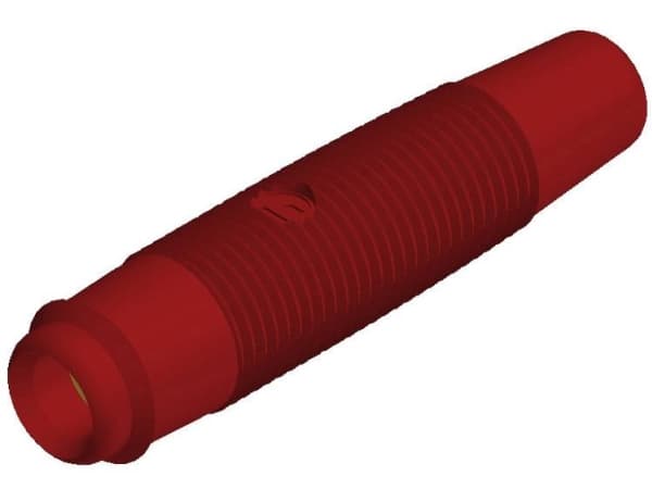 SKS Hirschmann KUN 30 Au Laboratorietilslutning Tilslutning, lige Stift-diameter: 4 mm Rød 1 stk