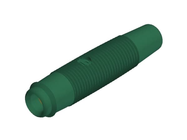 SKS Hirschmann KUN 30 Au Laboratorietilslutning Tilslutning, lige Stift-diameter: 4 mm Grøn 1 stk