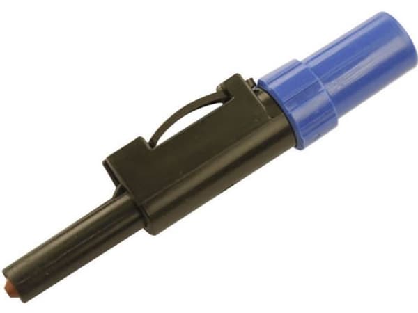 SKS Hirschmann SLS 20 B Laboratoriestik Stik, lige Stift-halkaisija: 4 mm Blå 1 stk
