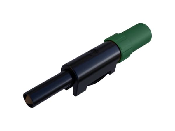 SKS Hirschmann SLS 20 B Laboratorioläpivientiliitin Liitin, suora Nastan halkaisija: 4 mm Vihreä 1 kpl