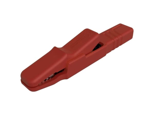 SKS Hirschmann AK 2 S Krokotiiliklipsi Punainen Kiristysalue max: 9,5 mm Pituus: 78,5 mm 1 kpl 1 kpl
