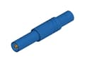 Pikkukuva 2 / 4: SKS Hirschmann LAS S G Sikkerhedslamelstik Stik, lige Stift-diameter: 4 mm Blå 1 stk
