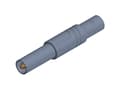 Miniatyrbilde 2 av 4: SKS Hirschmann LAS S G Sikkerhedslamelstik Stik, lige Stift-diameter: 4 mm Grå 1 stk