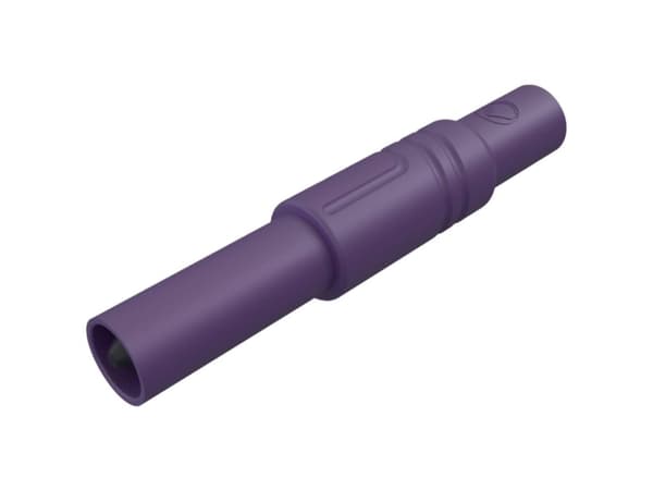 SKS Hirschmann LAS S G Sikkerhedslamelstik Stik, lige Stift-diameter: 4 mm Violet 1 stk
