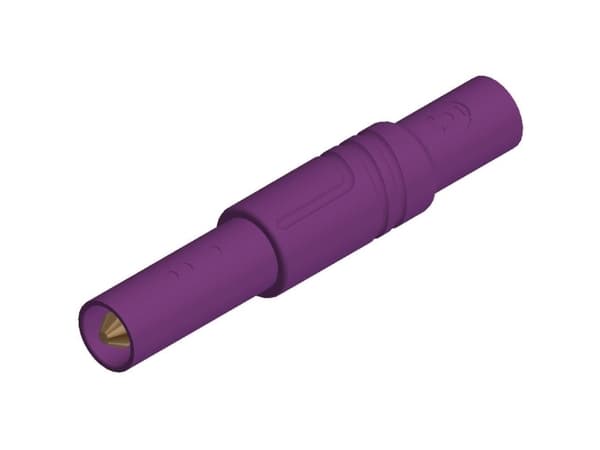 SKS Hirschmann LAS S G Sikkerhedslamelstik Stik, lige Stift-diameter: 4 mm Violet 1 stk