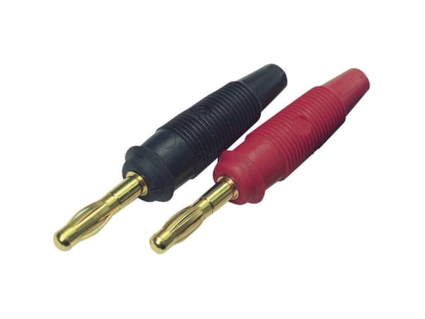 SKS Hirschmann LAS 30 Lamelstik Stik, lige Stift-diameter: 4 mm Rød 1 stk