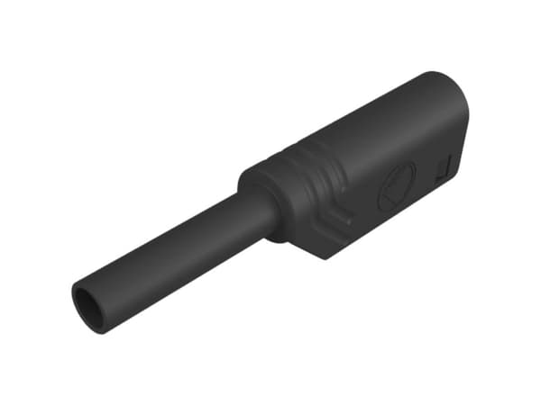 SKS Hirschmann MST S WS 30 Au Laboratoriestik Stik, lige Stift-diameter: 2 mm Sort 1 stk