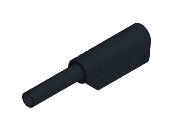 SKS Hirschmann MST S WS 30 Au Laboratoriestik Stik, lige Stift-diameter: 2 mm Sort 1 stk