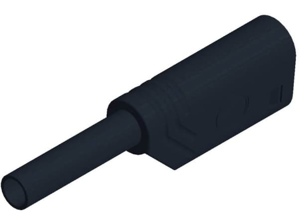 SKS Hirschmann MST S WS 30 Au Laboratoriestik Stik, lige Stift-diameter: 2 mm Sort 1 stk
