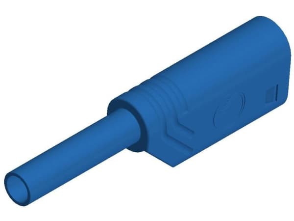 SKS Hirschmann MST S WS 30 Au Laboratoriestik Stik, lige Stift-diameter: 2 mm Blå 1 stk