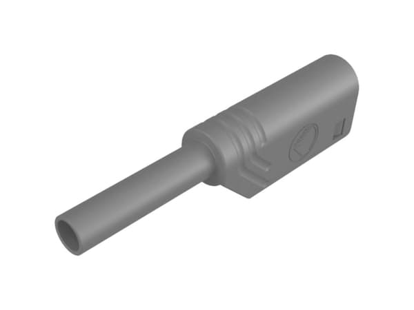 SKS Hirschmann MST S WS 30 Au Laboratoriestik Stik, lige Stift-diameter: 2 mm Grå 1 stk