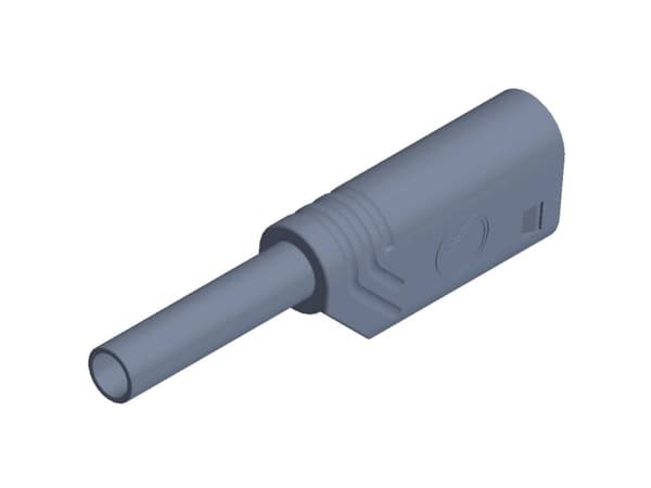 SKS Hirschmann MST S WS 30 Au Laboratoriestik Stik, lige Stift-diameter: 2 mm Grå 1 stk