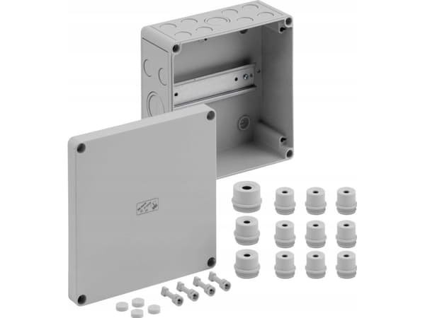 Spelsberg RK 4/18-L Skåp för klämrad rad 182 x 180 x 90 Polystyren (EPS) Grå 1 st