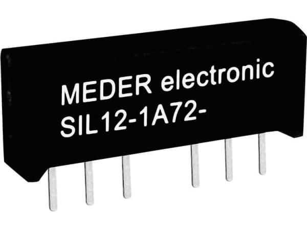 StandexMeder Electronics SIL05-1A72-71D Reedrelä 1 x gränskontakt 5 V/DC 0,5 A 10 W SIL-4