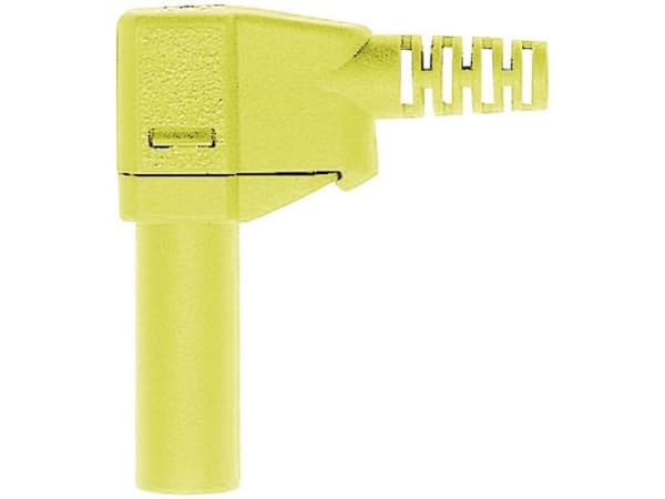 Stäubli SLS425-SW Sikkerhedslamelstik Stik, vinklet Stift-diameter: 4 mm Grøn, Gul 1 stk